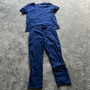 Navy Scrubstar Scrubs Set (M)